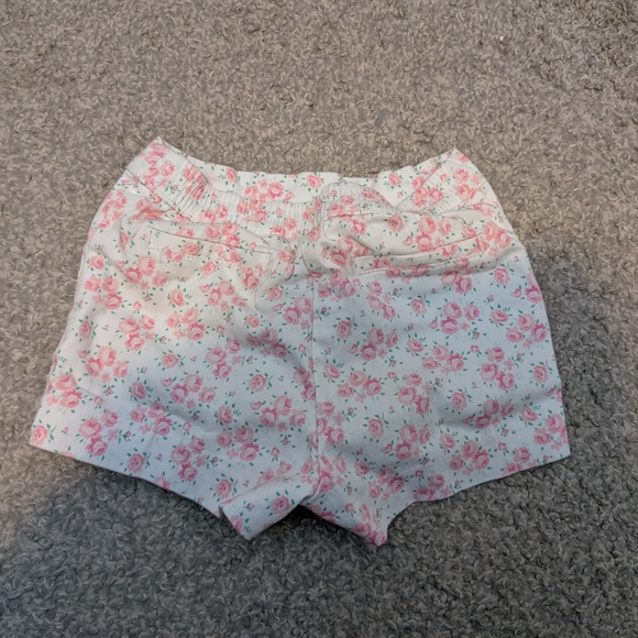 3 For $18 Janie and Jack Pink Floral Kids Shorts - Picture 5 of 7